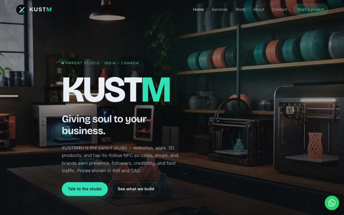 KUSTM4U website screenshot