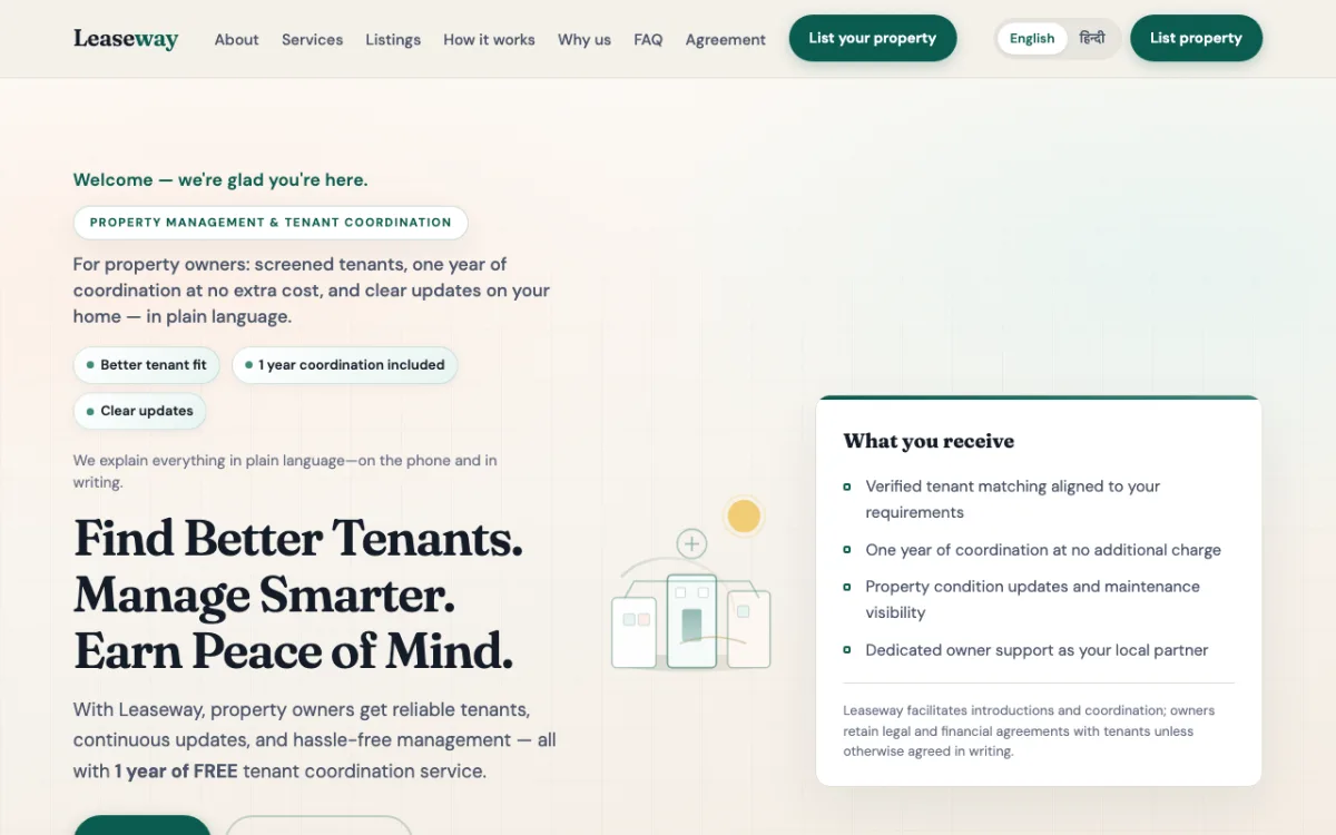 Leaseway website screenshot