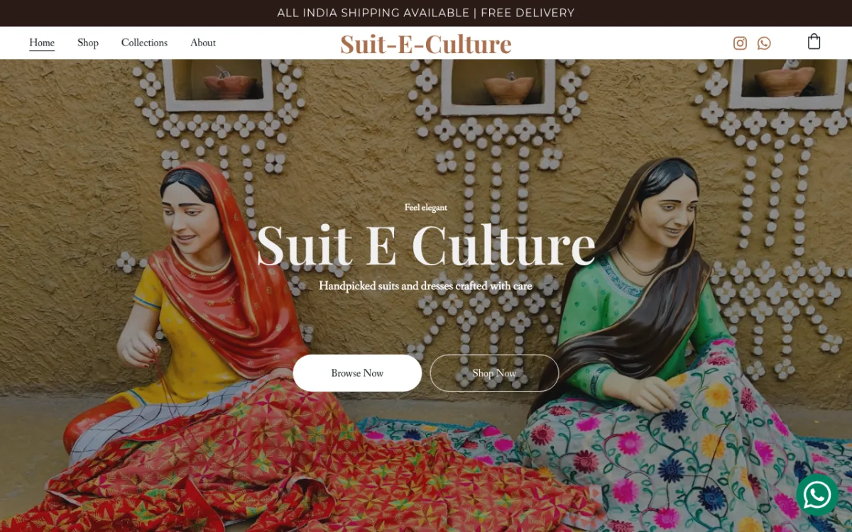 Suit E Culture website